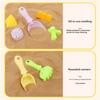 Sand Play Tool Set Sand Shovel Bucket Sandcastle Toy For Children With Bright Color for Parents Kids Beach Vacation