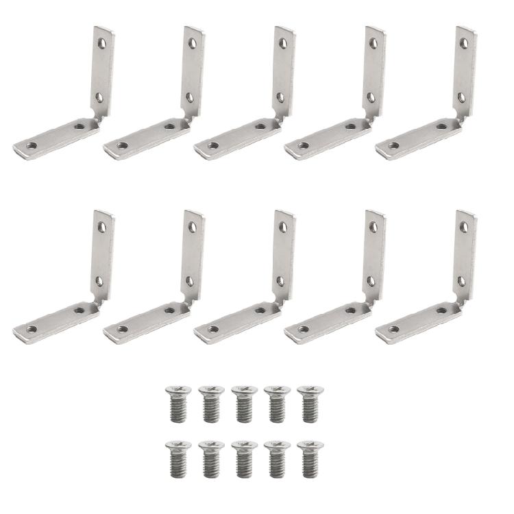 10pcs 90-Degree Cabinet Drawer Handle Corner Reinforcements Practical Accessory