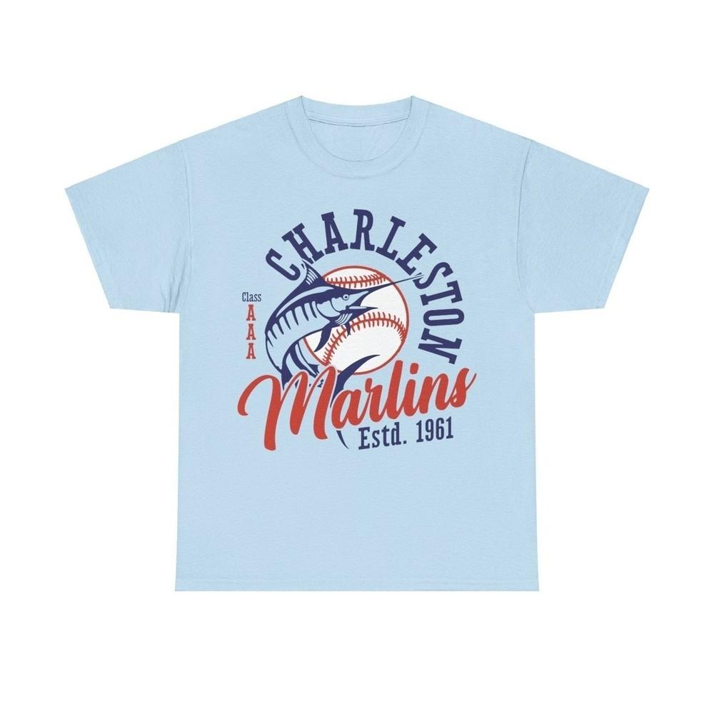 

Charleston Marlins Est 1961 West Virginia Baseball T-shirt L