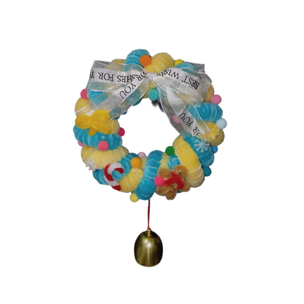 Christmas Wreaths For Front Door - 15.75x9.84x2.76 Inches, Garland Hangable Decor, Ornaments Tree Decorations Winter