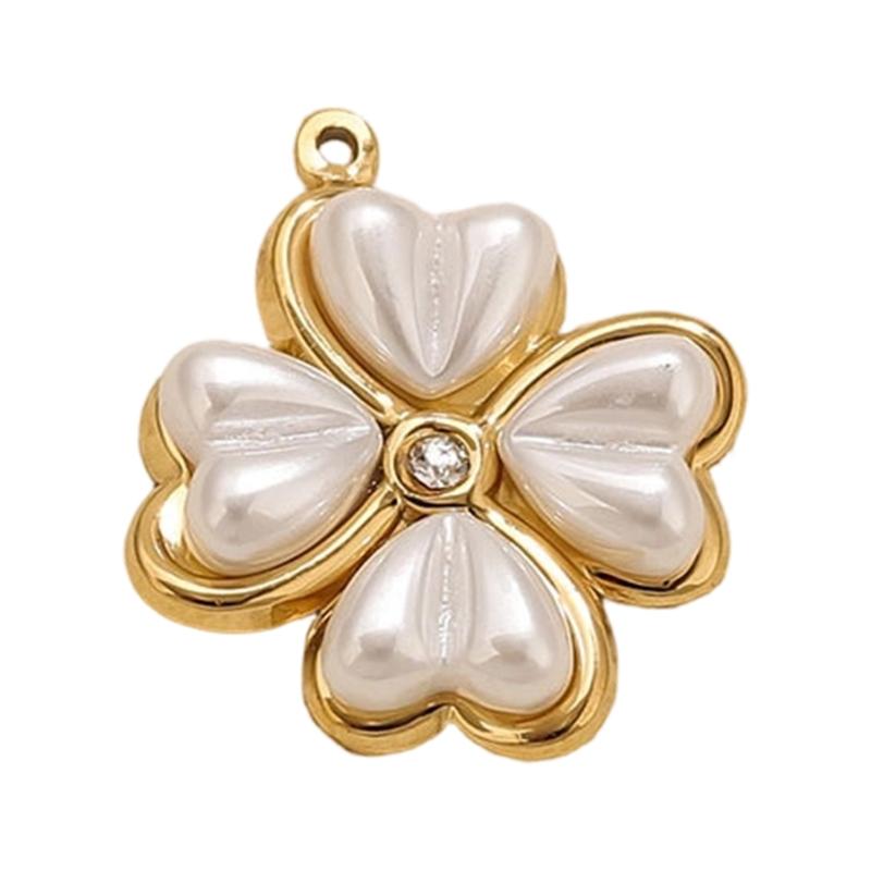 Chic Dubbelfärgad Kärlek Fjäril Hänge Berlock Rostfritt Stål Accessoar För Dagligt Bruk Speciella Tillfällen