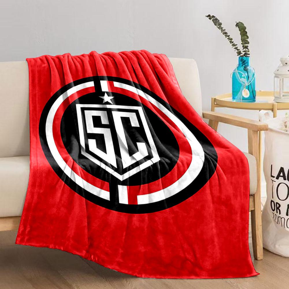 Red and Black SC Logo Blanket for All Seasons Blanket Lunch Break Throw Gift