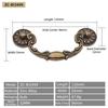 Zinc Alloy Cabinet Handles Antique Bronze Furniture Handles Classic Dresser Knob  Home Furniture