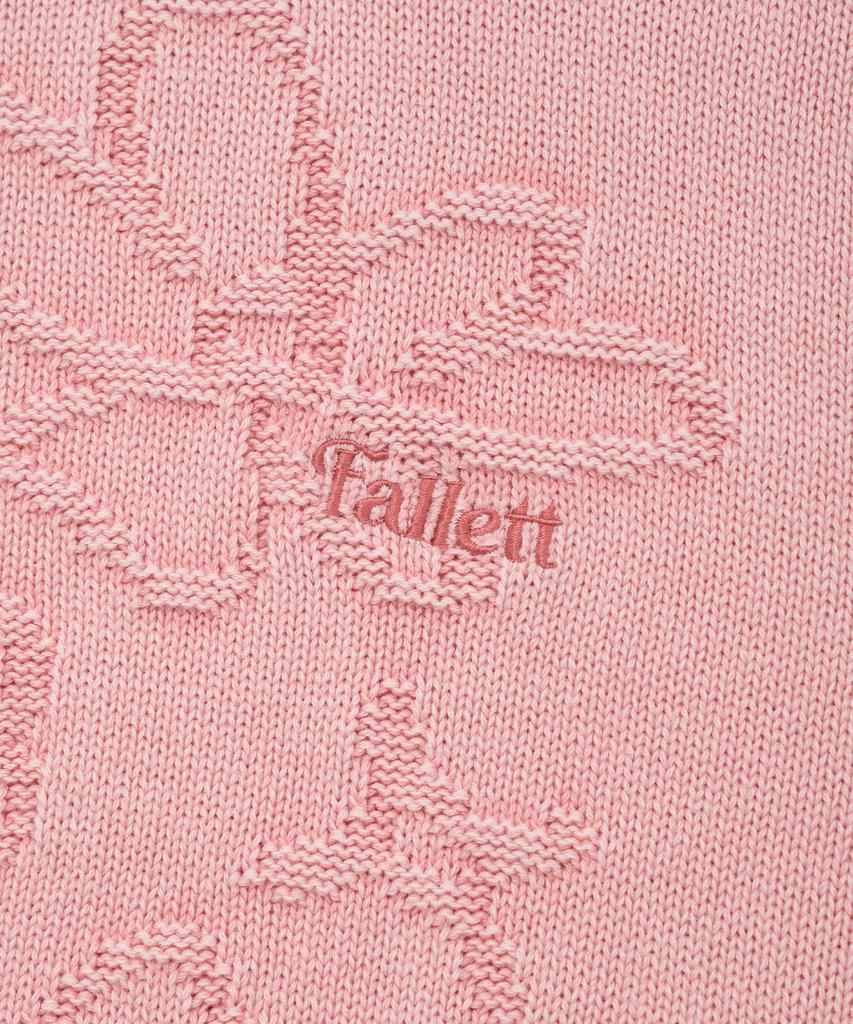 FALLETT Drawing Nero Pigment Knit Pink