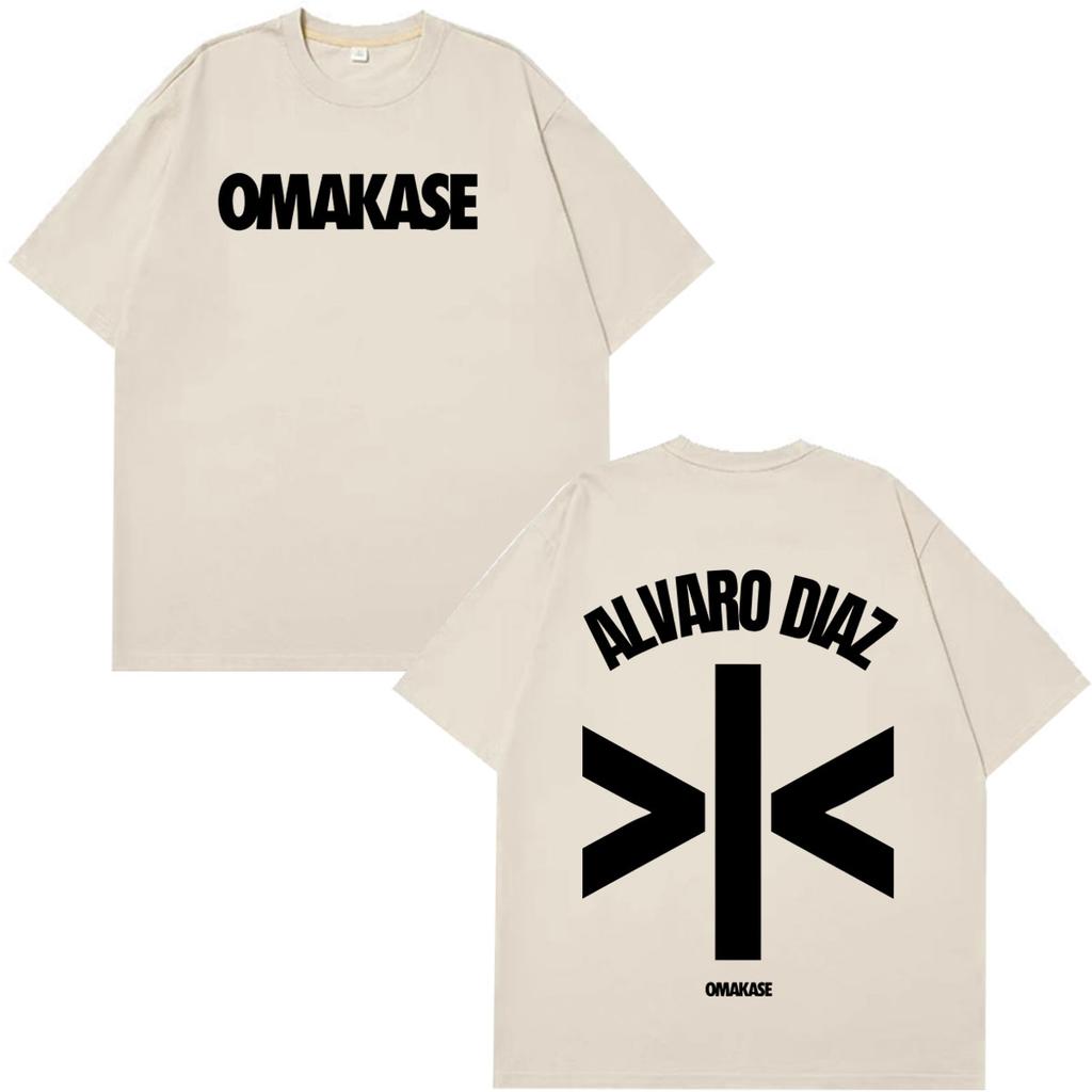 Alvaro Diaz Omakase Album 2026 Tour Merch T Shirt Unisex Unisex Fashion Tshirt Shortsleeved Cotton Casual Gothic Punk Tshirts