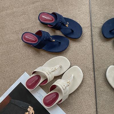 Summer Women Shoes Leather Slipper Fashion Casual Flip Flops Girl Beach Shoes