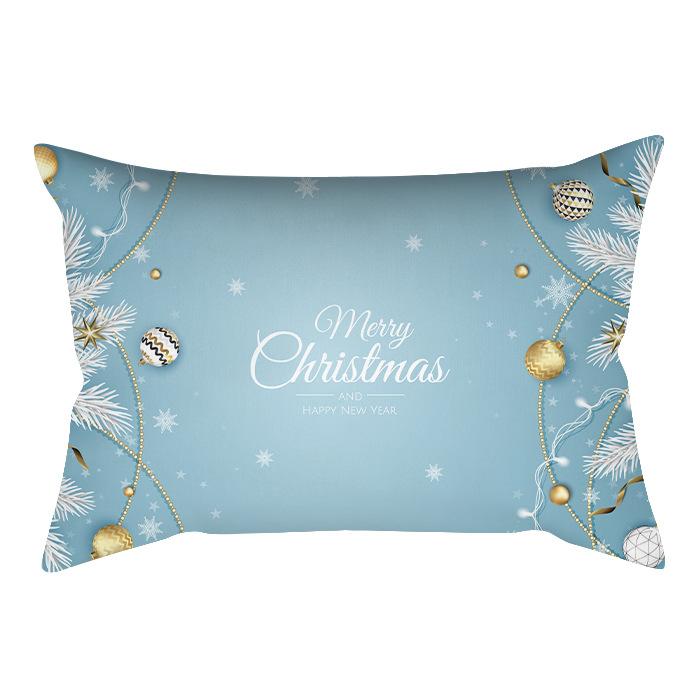 New Christmas Waist Pillowcase, Christmas Home Sofa Headboard Cover