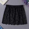 Women Lace Floral Fake Shirt Skirt Blouse Tail Hem Detachable Underskirt Shirt False Mini Skirt Fake Hem Adjustable Fake Top