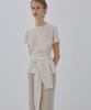 Ssikeoseun Bolero Layered T-Shirt - Ivory
