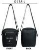 KANGOL Mini Shoulder Bag, Crossbody Bag, KGSA-BG00262 (BLACKWHITE)
