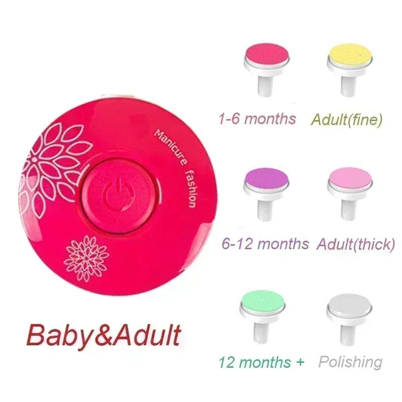 Non-Toxic Electric Baby Nail Trimmer Baby Items Kid Nail Polisher Tool Care Kit Easy To Trim Nail File Newborn Baby Things Bebe Accessorie