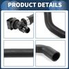 Radiator Hose Heater Hose No.11531711381 for BMW 740i 740iL 1998-2001 Black Rubber 1 Pc Coolant Pipe Good Sealing