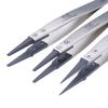 VETUS ESD series Interchangeable Head Anti-static Tweezers Stainless Steel Body Anti-static Carbon Fiber Conductive Plastic H