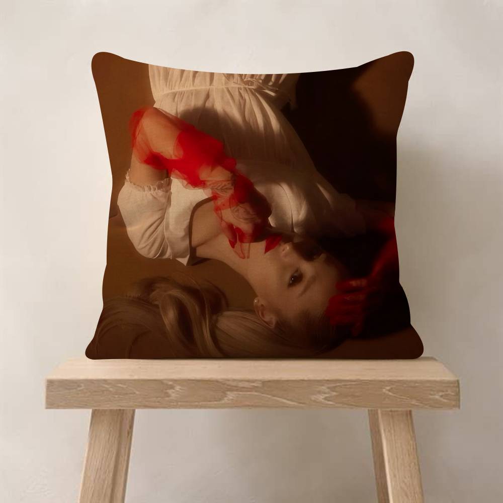 Singer A-Ariana G-Grande Cushion Cover Inches Farmhouse Decor Home Throw Pillow Covers For Couch Decorations