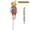 Cute Scarecrow Halloween Decorations: Small & Medium Pumpkin Lanterns for Bar, Party, Haunted House, and Pastoral Themes.