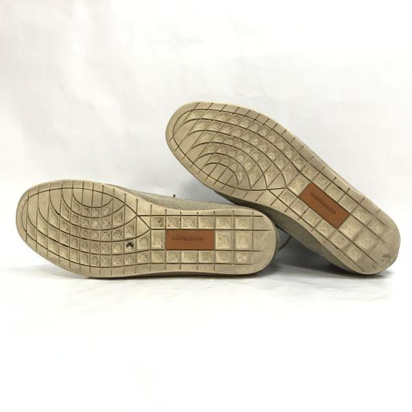 CASTELBAJAC Union Jack leather high cut boots 24.5 white(USED)