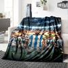 Football Messi Blanket Warmthful Decor Suitable for Chair Office Bedding for All Occasions Warmthful Decor Ideal Gift for Friends Family Couples Picni