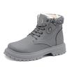 2024 Winter New Snow Boots Men's Velvet British Thermal Tooling Shoes Thick-soled High-top Waterproof Northeast Cotton Shoes