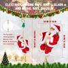Electric Climbing Santa ClausUp and Down Animated Musical Christmas Figure for Holiday Home Party Xmas Tree Decor