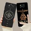 Telefoniümbris Xiaomi Poco X3 Nfc X4pro M3 C40 jaoks Mi 12 11 10 10t 8 Note10 Lite 11ultra 11t Pro F1 Viking Vegvisir logopuu jaoks