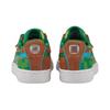 Minecraft x Puma Suede Jr Grasblock Kinder Sneaker Braun Friar-Brown Farn-Grün 384485-01