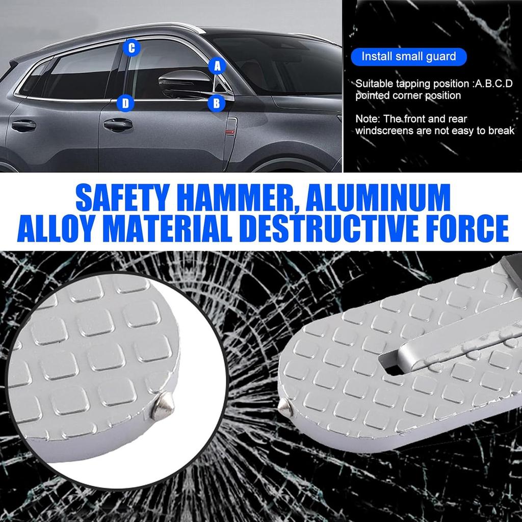 Car Door Step with Hook,  Foldable Metal Automotive Anti-Skid Pedal, Universal Thickened Vehicle Roof Rack Assistance Step