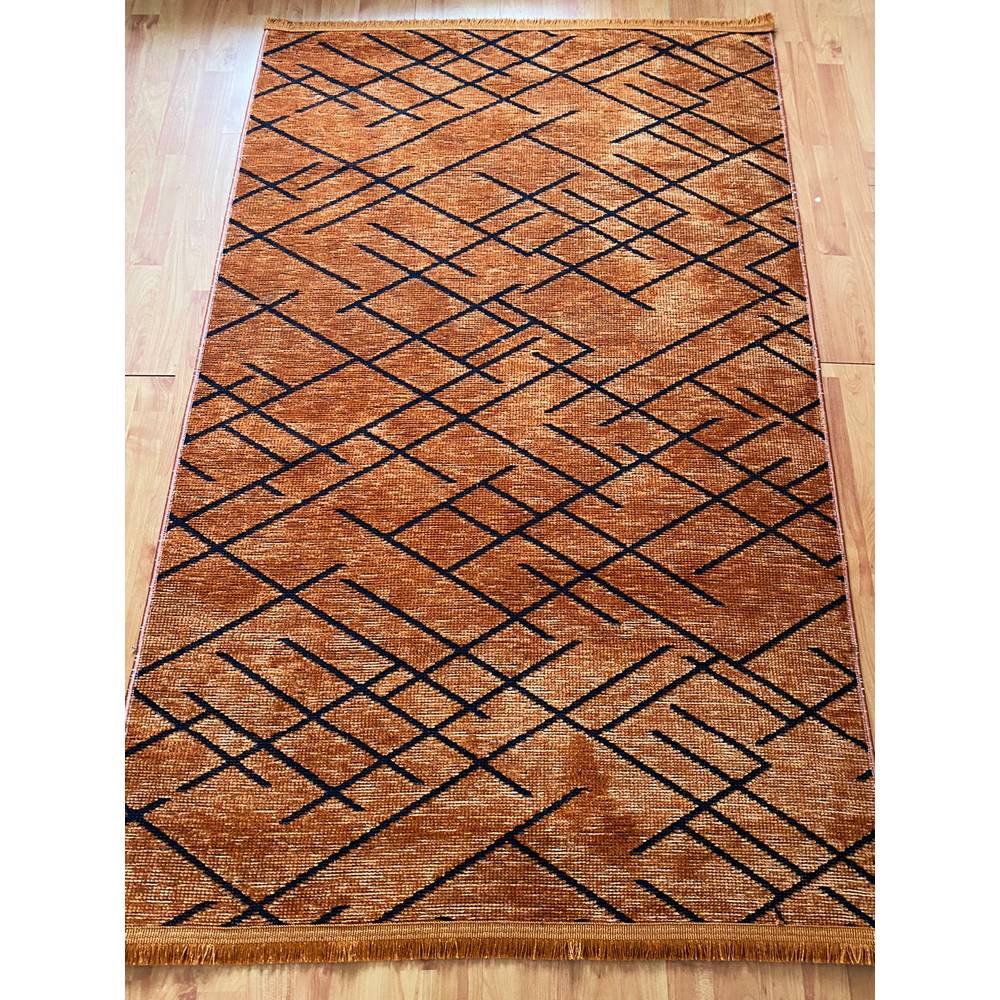 

Rovigo Home Современный тканый ковер из синели 80x150 оранжевый