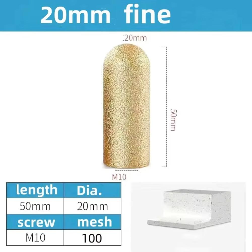 

Dry Use Milling Cutter Sturdy Grinding Wheel Trimming Abrasive for Dressing Marble Countertops 20mm 100 grit