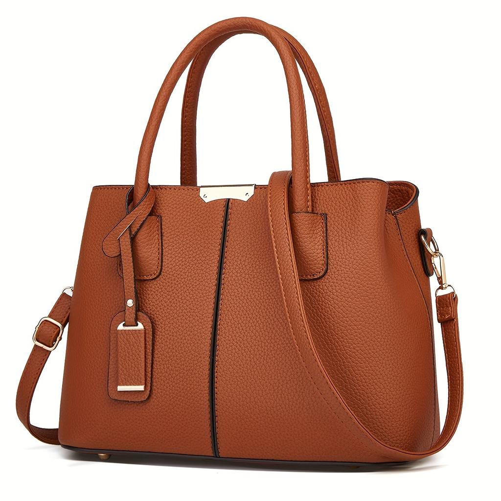 New European and American Foreign Trade Women Bag Lychee Pattern Fashion Handbag Shoulder Bag Oblique Span Bag