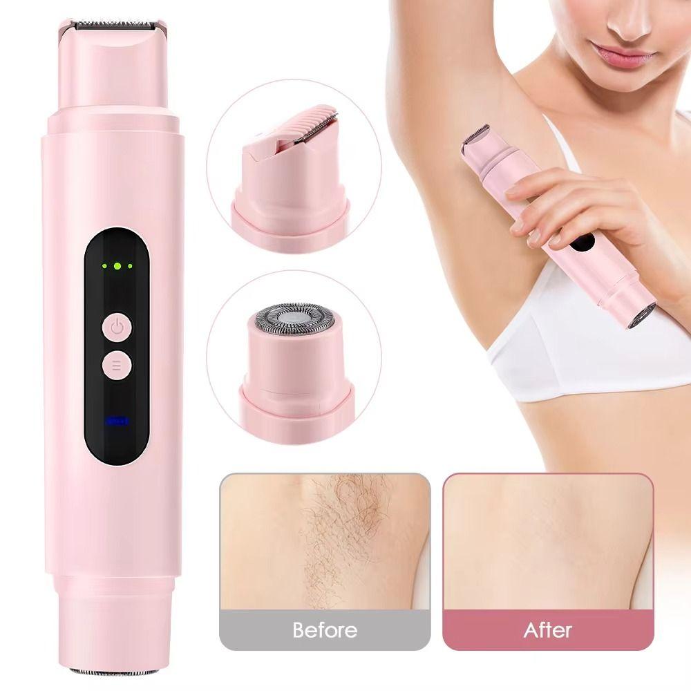 Detachable Head 2 in 1 Hair Trimmer Wet and Dry Use Hair Removal Machine Bikini Area