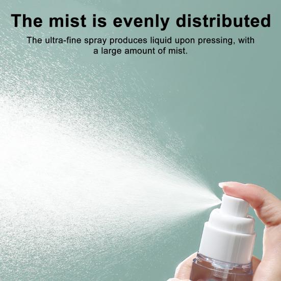 15/30/50/100ML Travel Refillable Bottle Leak-proof Fine Mist Spray Bottle Lotion Pump Bottle Clear Portable Cosmetic Empty Bottle Storage Container