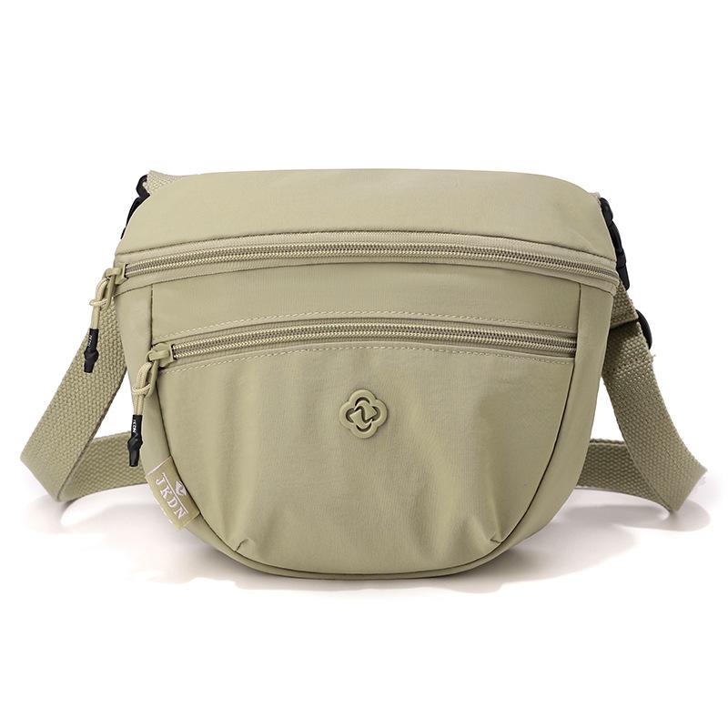 Waterproof Nylon Crossbody Bag Multi Pocket Casual Shoulder Bag for Women