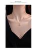 Banyan Tree S925 Silver Alphabet Pendant Necklace - Minimalist Clavicle Chain for Women, Fashionable and Versatile.