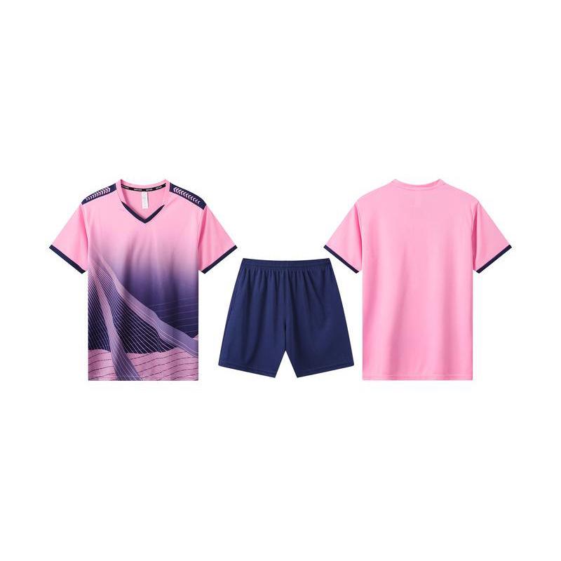 Unisex Summer Sports Team Training Uniform - Loose Short Sleeve Football Suit