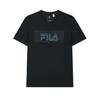 T Shirts Men's Black Crew Neck Moderate Straight Fit F11M422108FBK
