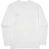 FILA Solid Color Crew Neck Pullover Long Sleeve T-Shirt Men Tops White FS2RLF1101X-OWH