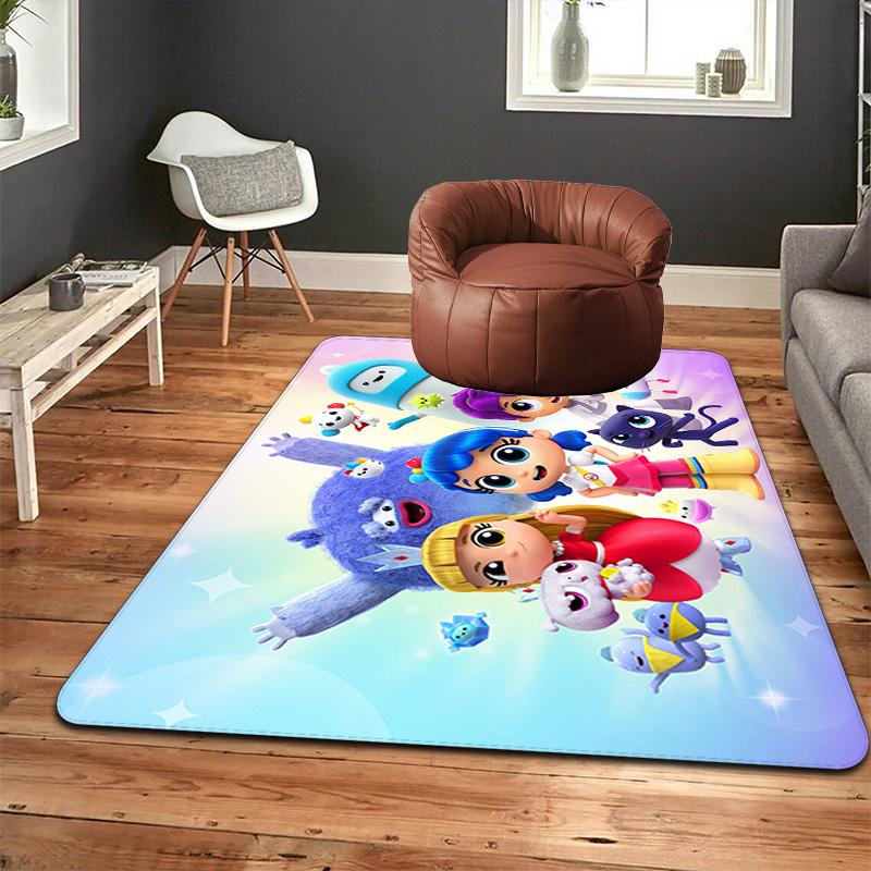 True and the Rainbow Kingdom Rug Floor Mat for Living Room or Bedroom Soft and Comfortable Carpet a Gift for Birthday and Holiday.DFDT261018266