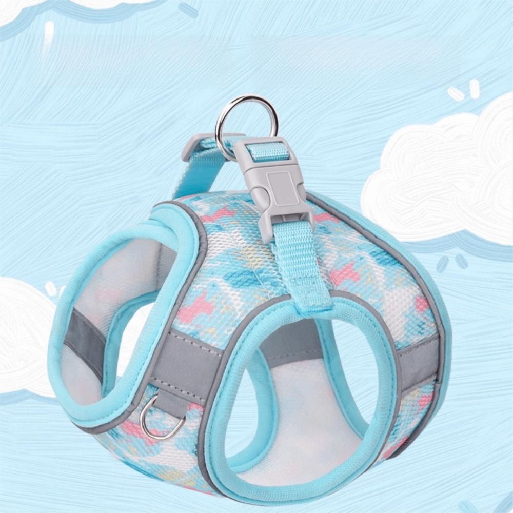 Reflective Pet Vest Style Harness Breathable Pet Chest Strap Dog Harness Leash Set  Chihuahua