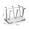Stainless Steel Cup Holder With Water Tray Durable Anti-slip Glass Cups Stand Holder Household Dust-Proof Portable Cup Holder