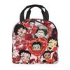 B-Bettys Boops Insulated Lunch Bag Food Container Portable Cooler Thermal Lunch Boxes For School Office