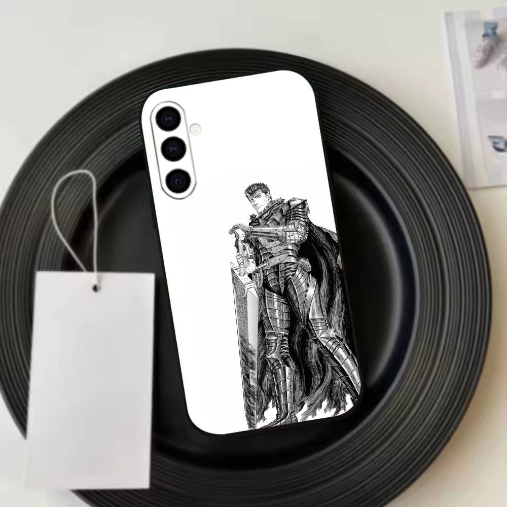 Berserk Guts Hot Anime Phone Case Black Silicone Soft For Samsung Galaxy A73,A72,A71,A70,A53,A52,A51