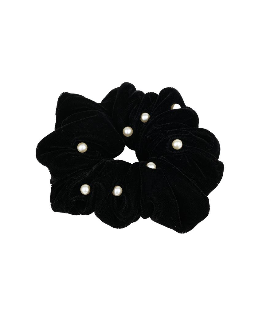 Matias Pearl Scrunchie (Black)