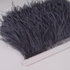 Ostrich Feathers Trim 13-18 CM Plumes on Ribbon Selvage For DIY Wedding Sewing in Dress Decoration Crafts Accessories Wholesale
