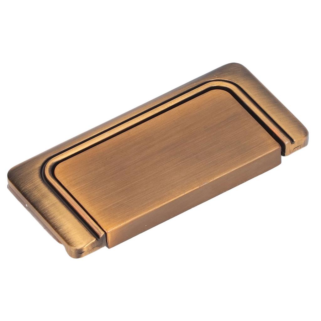 Recessed Door Handle Simple Matte Retro Free Punch Drawer Wardrobe Cabinet Door Concealed Handle