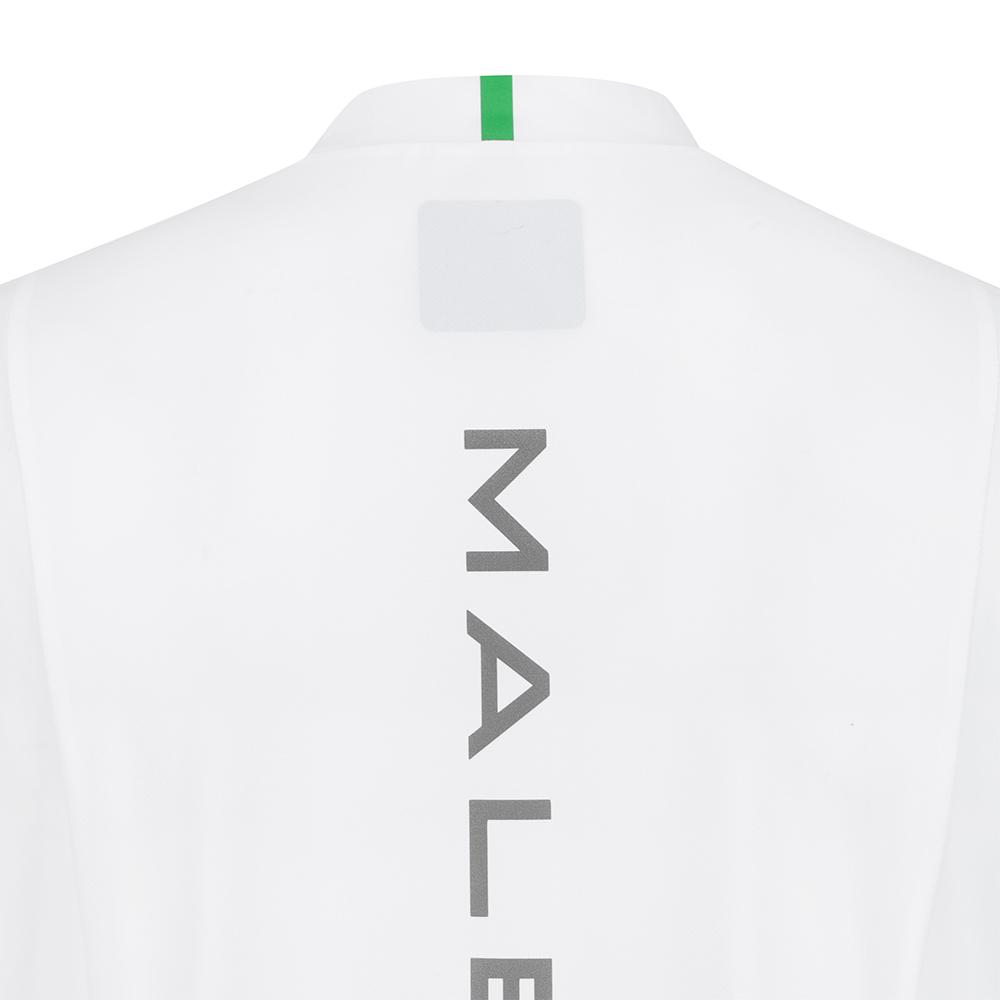 MALBON GOLF Mock Neck Performance T-Shirt White (Man)