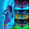 LED Luminous Venetian Blinds Party Glasses for Creative Atmosphere and Street Stall Props