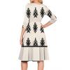 Women's Cocktail Dresses 3/4 Sleeve Vintage Wedding Guest Dress