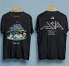 ASIA zespół Tour Męski T-shirt Dwustronny Czarny Unisex Wszystkie rozmiary