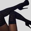 Sexy Strass Lange Socke Damen Lange Socke Oberschenkelhoch Über das Knie Strümpfe Sexy Lolita Damen Mädchen Warme Kniesocken