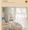 Pumpkin Style Cream Recliner: Comfy Single Sofa for Small Apartments
